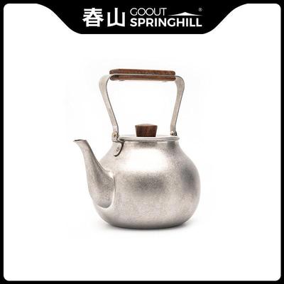 春山云华覆古茶壶套组户外露营烧水壶泡茶专用煮茶壶不锈钢可携式