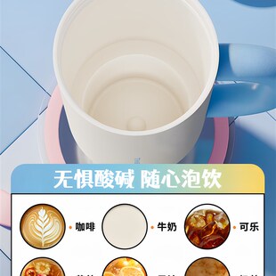 精选Snae保温杯大容量男孩和女孩巨无霸大汽车陶瓷衬垫吸管冰暴君