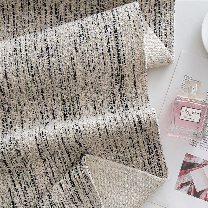 精选4加厚防起球粗棉麻布料订做粗麻沙发垫套罩拉链全包定制四季