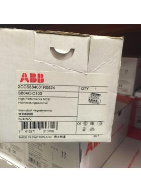 全新原装正品ABB高分断开关元件 S804C-C100, S804C-D100