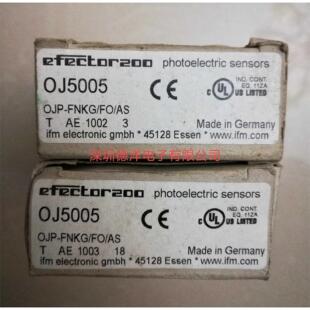 原装德国IFM易福门光电开关OJ5005 OJP-FNKG/FO/AS 现货