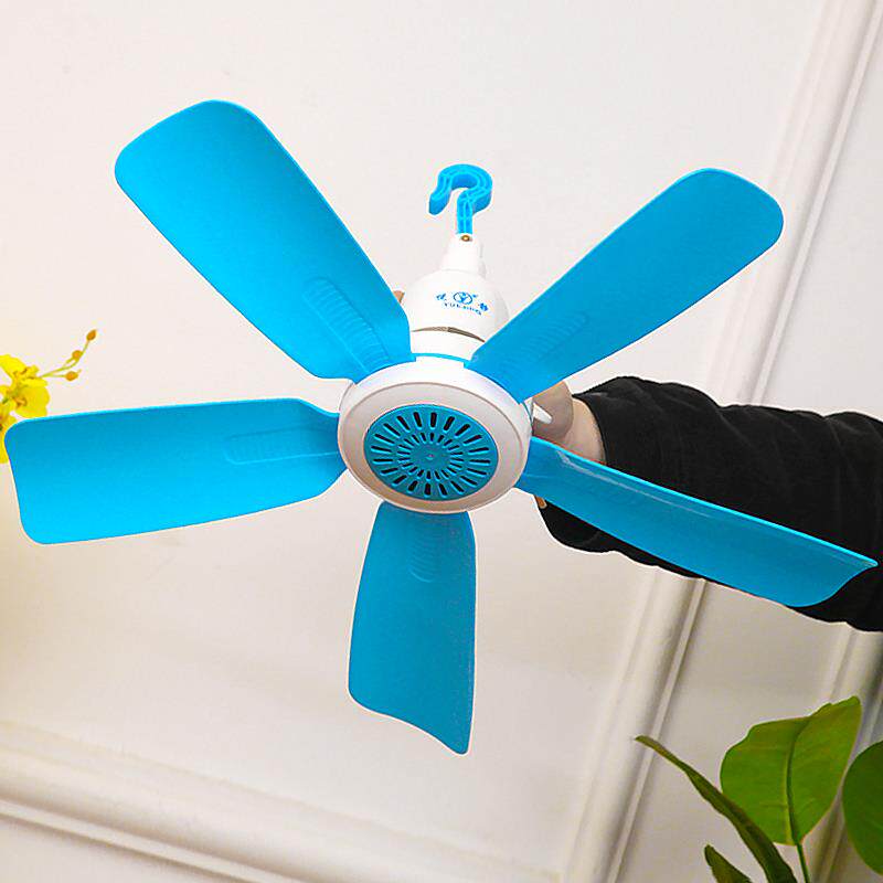 家用大吊扇学生宿舍床上蚊帐小吊扇迷你大风力客厅吊挂静音电风扇
