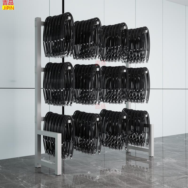 电线电缆展示架舞台灯光音响数据线存放架水管软管线圈挂线束展架