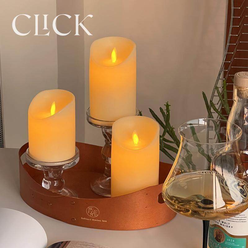 click仿真暖光蜡烛灯餐桌氛围摇曳烛光晚餐节日装饰用品酒吧餐厅,节庆用品/礼品,装饰灯,淘宝优惠券,粉丝福利购,淘宝优惠卷