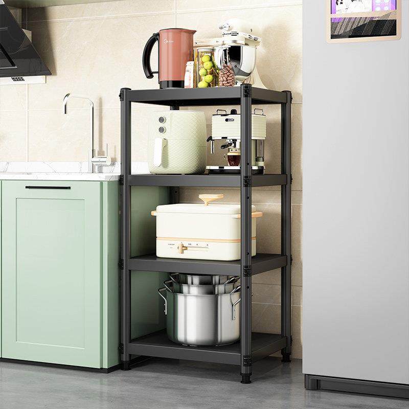 加厚厨房置物架落地多层微波炉烤箱锅架家用货架整体橱柜收纳层架,厨房/烹饪用具,微波炉置物架,淘宝优惠券,粉丝福利购,淘宝优惠卷