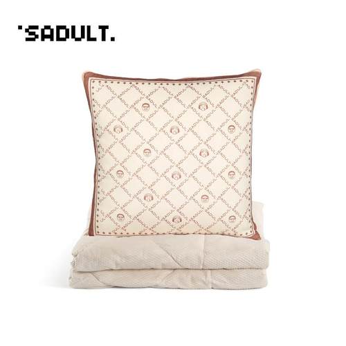 SADULT抱枕被子办公室午睡空调折叠毯子两用二合一汽车车载靠枕垫