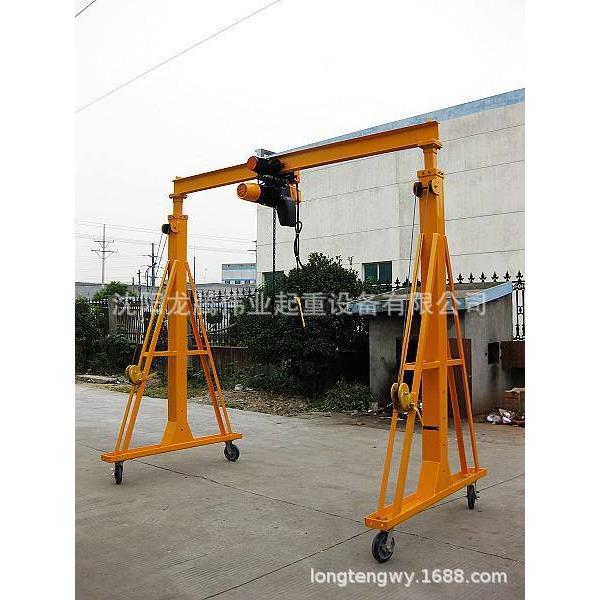 长期供应定制移动龙门架单梁起重机升降龙门吊手推移动可移动