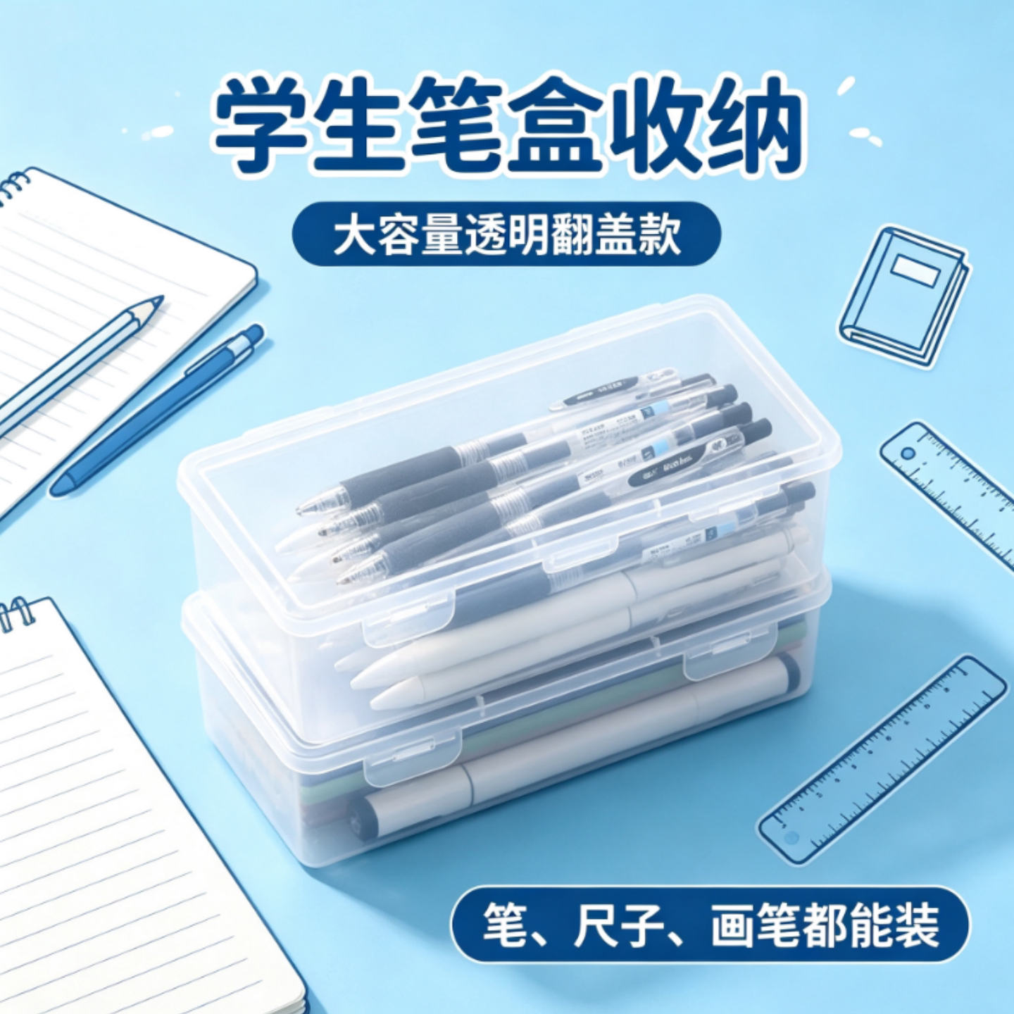 【仅一单】透明收纳盒