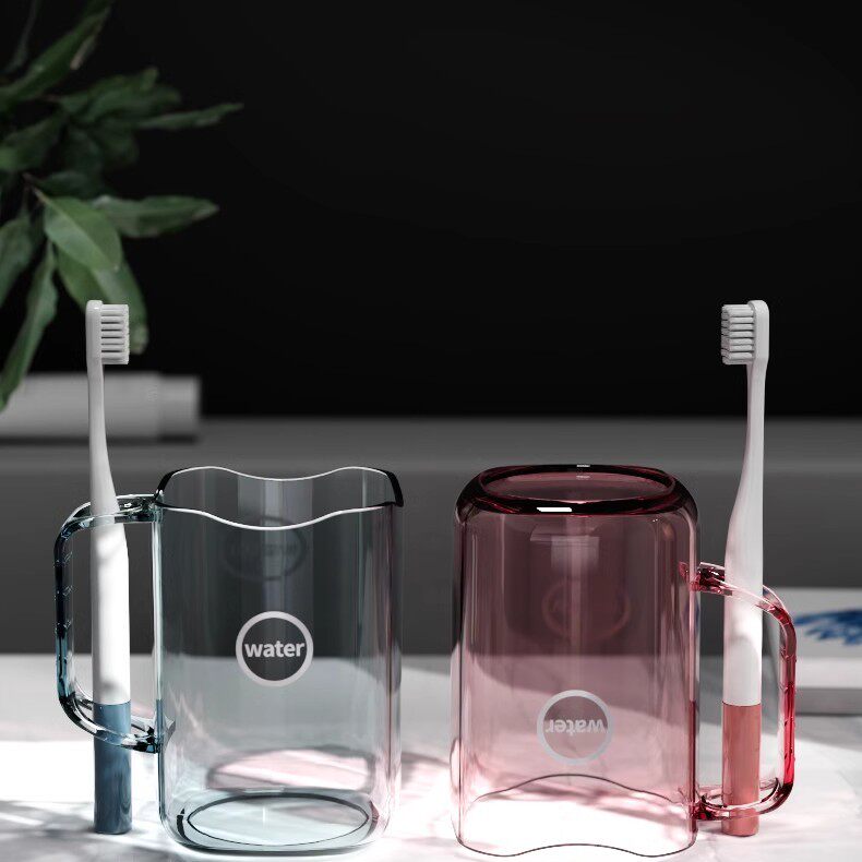 创意透明简约漱口杯..