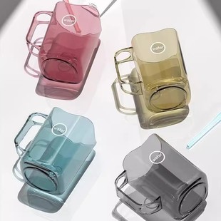 摔坏包赔 情侣牙杯家用加厚杯子 漱口杯简约刷牙杯洗漱杯透明个性