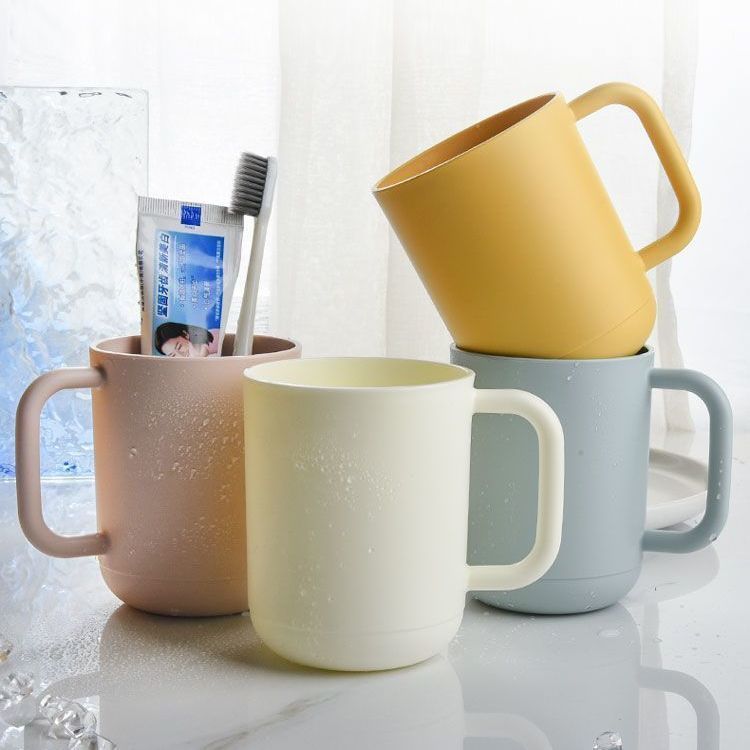 简约情侣洗漱杯塑料刷牙杯家用浴室创意漱口杯2026新款实用型杯子