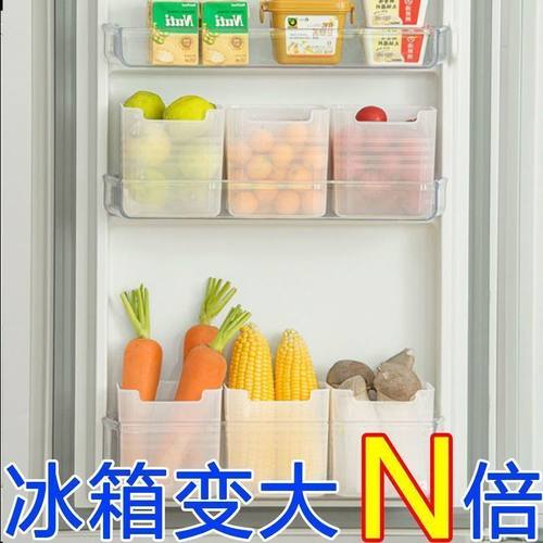 厨房收纳盒冰箱侧门储物盒蔬果鸡蛋保鲜盒整理分装神器分装整理器