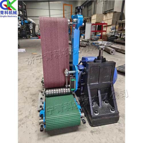 平面抛光机 金属平面抛光打磨机 台式砂带抛光除锈拉丝一体机