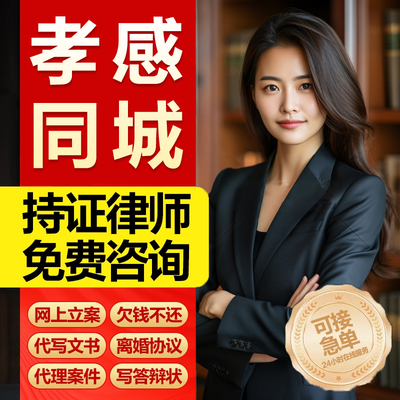 湖北孝感市法律咨询服务代写起诉状离婚劳动仲裁律师函网上立案
