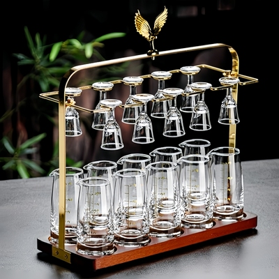 轻奢高档二两分酒器杯架套装