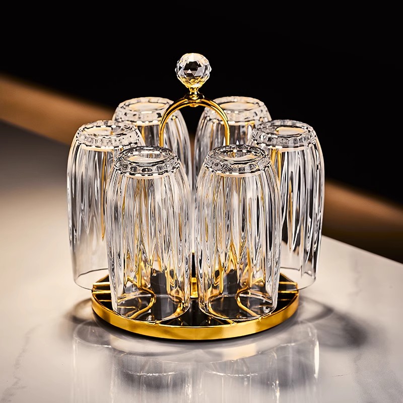 高颜值轻奢玻璃水杯套装