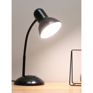 惠普照明护眼led台灯学习书桌宿舍插电学生儿童台式金属简约办公