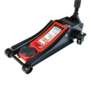 通润BIGRED手摇空载快速起升3吨汽修换胎超低位卧式油压千斤顶