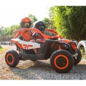 高档正版 庞巴迪Bom控bardie玩儿r童电动车四轮宝宝越野遥汽车具车