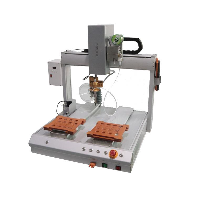 全自动焊锡机PCB板自动点焊拖焊机器人线路板双头插件自动焊锡