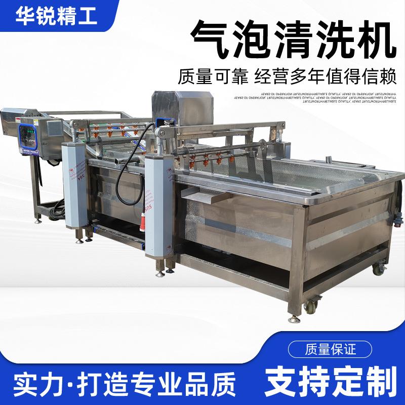 果蔬气泡清洗机辣椒叶菜水果蔬菜清洗设备柑橘高压气泡清洗机