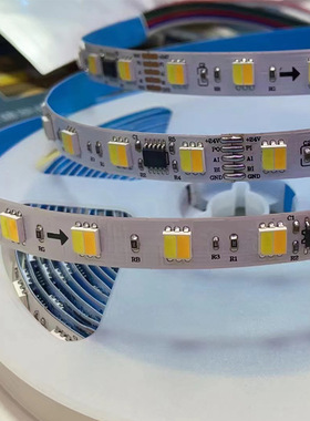 DC24V10段60灯 512软灯条 TM512AC 双色幻彩