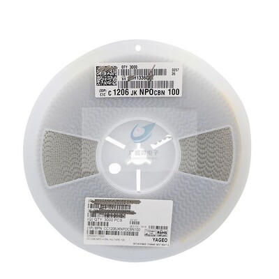 国巨电容器 1206JRNPOCBN100 1206 10P 1KV NPO J档 贴片高压陶瓷