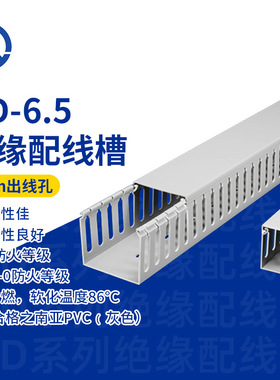 HD-6.5台湾凯士士kss-绝缘配线槽 1根/1.7米（如需整箱请购买28根