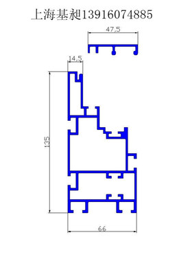 铝合金链轮滚筒铝型材13566 66*135组装线铝型材老化线滚筒线铝材
