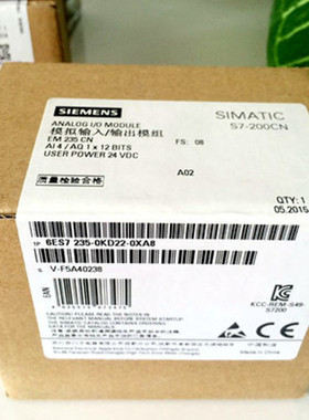 EM235 模拟量模块 4输入/1输出 S7-200CN 6ES7235-0KD22-0XA8现货