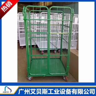 物流台车折叠仓储中转快递周转车间网格推拉车仓库移动搬运装卸车