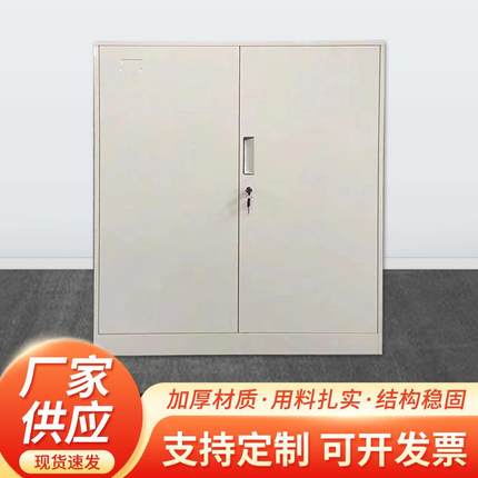 加工定制钢制矮柜办公室资料文件收纳柜档案存储柜带锁防盗铁皮柜