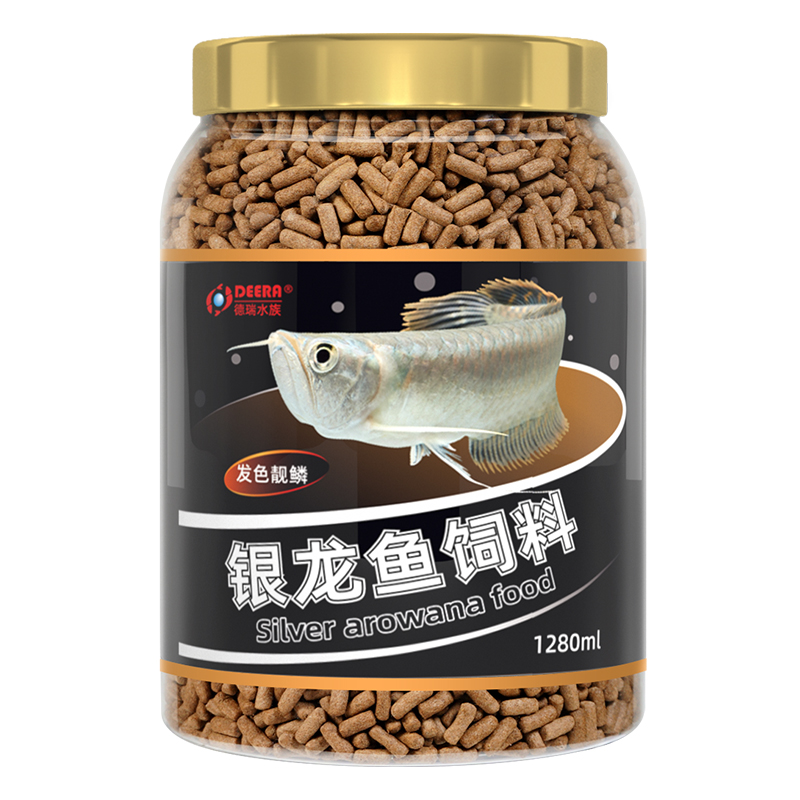 龙鱼饲料银龙鱼鱼饲o料红龙鱼金龙鱼鱼食大颗粒热带鱼增色鱼粮