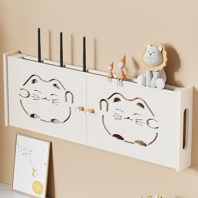 客厅高颜值电表箱装饰架玄关处墙上弱电K箱遮丑网线盖板电线遮挡