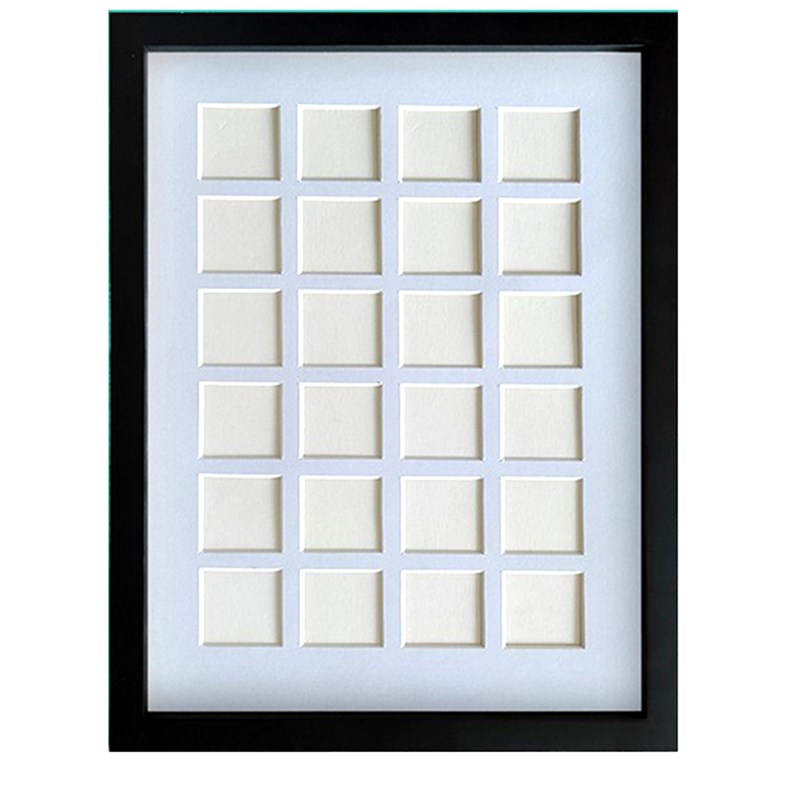100宫格d美甲展示框照片毕业纪念礼品相框48宫格36宫格油画棒画框