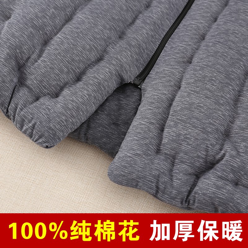 纯手工棉花马甲男装冬加厚保暖中老年人J宽松坎肩爸爸无袖背心马