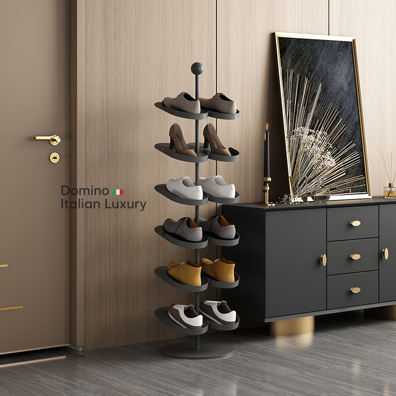 意式网红鞋架家用进门口多层简易入户F小型窄款收纳储物鞋柜省空