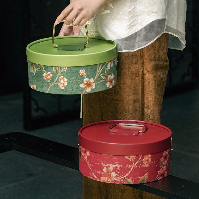 2025中秋国风月m饼盒礼盒包装盒空盒高档8粒装流心蛋黄酥硬盒定制