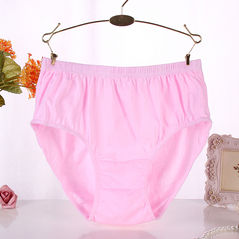 妈妈内裤b女中老年人大码高腰三角短裤奶奶宽松全棉裤头薄款夏