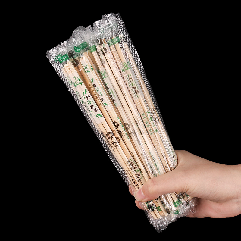 4.5/5.0g/5.5一次性筷子饭店便宜餐具1000双整件独立包装竹筷