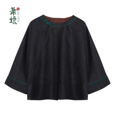 香云纱新中式上衣复古