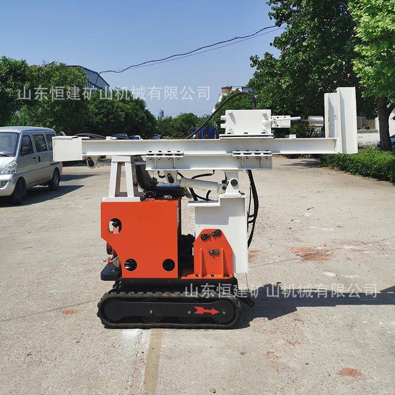 液压取土钻机 直推式取土钻机 液压土壤取样钻机 履带式螺旋建井