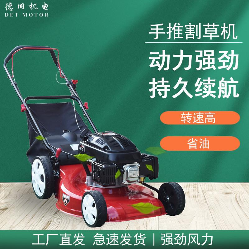 四冲程汽油割草机草坪机 OHV风冷自走式剪草机 园林手推车除草机