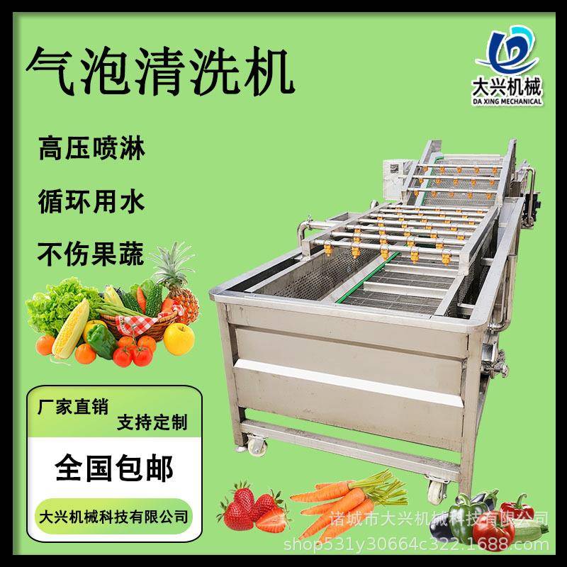 酸菜梅干菜净菜加工设备药材白芨清洗烘干线杨梅胡萝卜黄皮清洗机