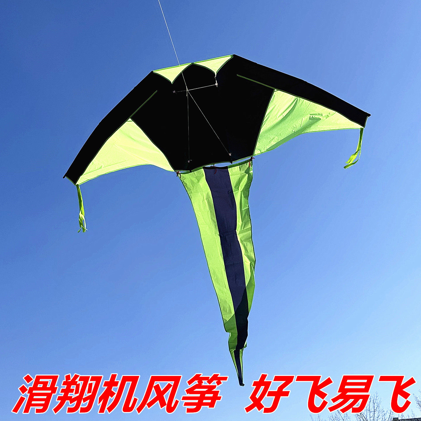 滑翔机风筝潍坊大型高档成人专业大号立体风筝初学者微风好飞易飞