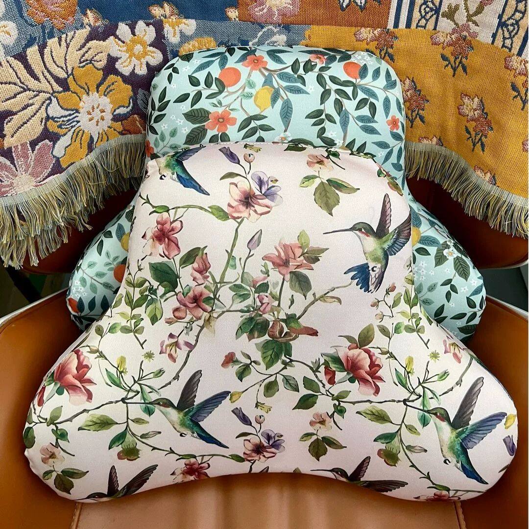 记忆棉新中式腰靠垫座椅工位久坐护腰神器腰枕办公椅腰垫椅子靠背,居家布艺,腰靠垫,淘宝优惠券,粉丝福利购,淘宝优惠卷