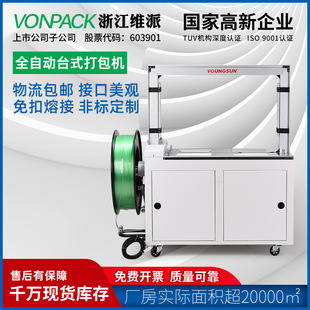 GR09 B全自動打包捆扎機全自動流水線搭配使用塑鋼帶捆扎機 12A