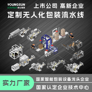 定制无人化流水线自动胶带封箱机打包机捆扎机不同场景应用定制