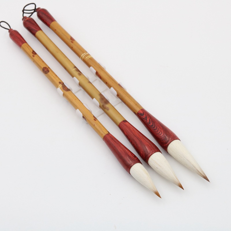 寻艺轩厂家品质蒜头笔国画牡丹毛笔隶书颜体毛笔吸墨多收锋快