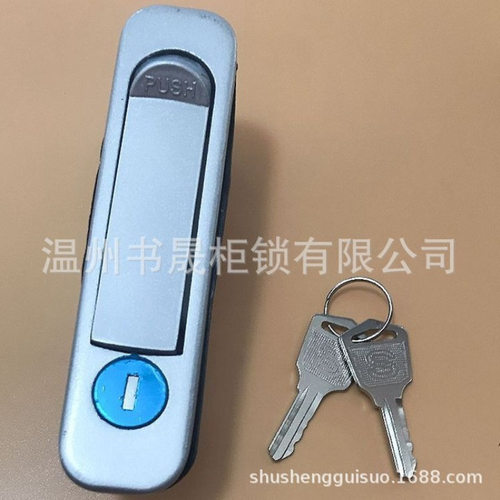 MS737-1开关控制柜门弹跳锁 电器箱柜门锁 生久同款网络机柜门锁